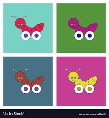Flat icon design collection children toy vector image