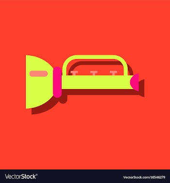 Flat icon design collection children trumpet in vector image