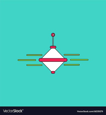 Flat icon design collection children whirligig vector image