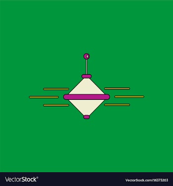 Flat icon design collection children whirligig vector image