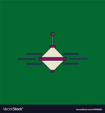 Flat icon design collection children whirligig vector image