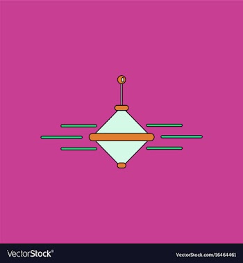Flat icon design collection children whirligig vector image