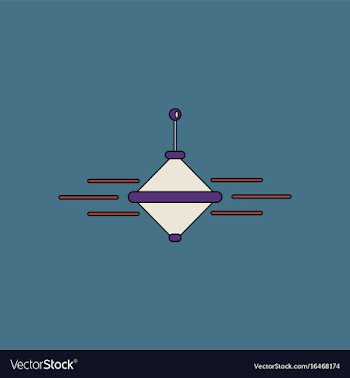 Flat icon design collection children whirligig vector image