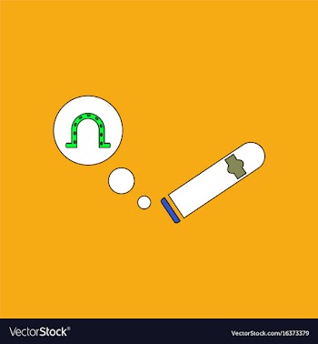 Flat icon design collection cigar and horseshoe vector image