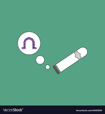Flat icon design collection cigar and horseshoe vector image