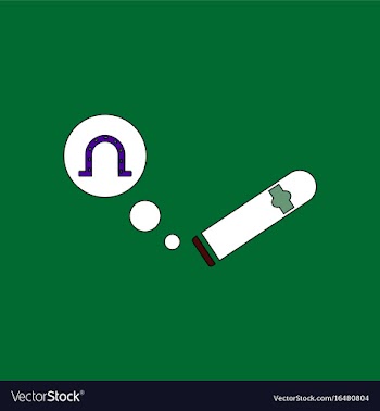 Flat icon design collection cigar and horseshoe vector image