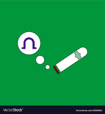 Flat icon design collection cigar and horseshoe vector image