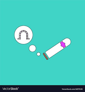 Flat icon design collection cigar and horseshoe vector image