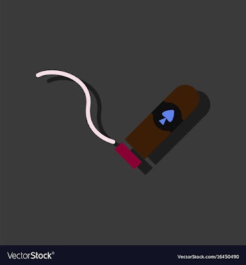 Flat icon design collection cigar and smoke in vector image