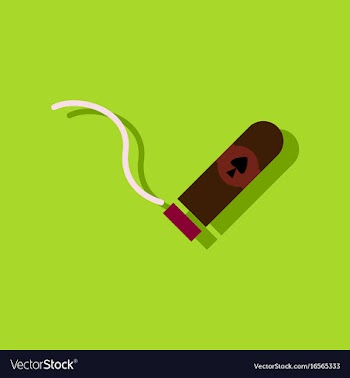 Flat icon design collection cigar and smoke in vector image