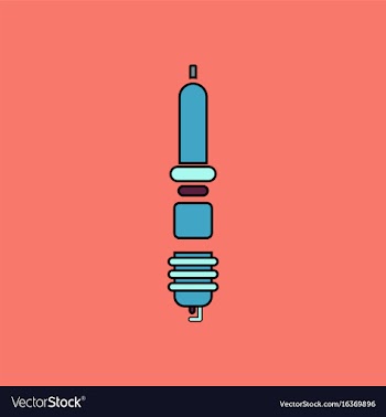 Flat icon design collection connecting rod vector image