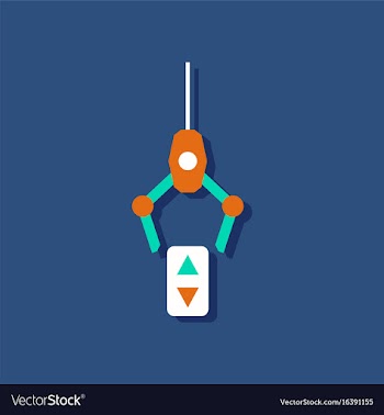 Flat icon design collection crane lifts in vector image