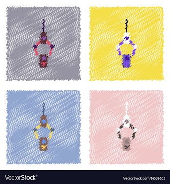 Flat icon design collection crane lifts in vector image