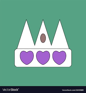 Flat icon design collection crown silhouette vector image
