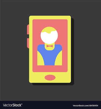 Flat icon design collection dealer silhouette on vector image