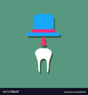 Flat icon design collection dental crown in vector image