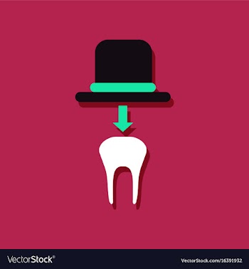 Flat icon design collection dental crown in vector image