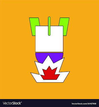 Flat icon design collection detonation of bomb vector image
