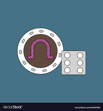 Flat icon design collection dice and lucky chip vector image