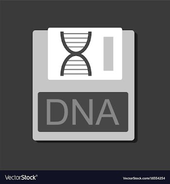 Flat icon design collection dna disk in sticker vector image