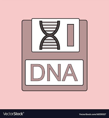 Flat icon design collection dna disk vector image