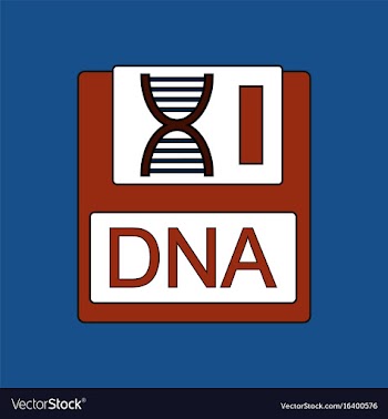 Flat icon design collection dna disk vector image