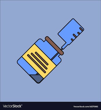 Flat icon design collection dna with test tube vector image