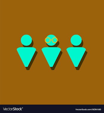 Flat icon design collection doctor and patient in vector image