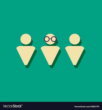 Flat icon design collection doctor and patient in vector image