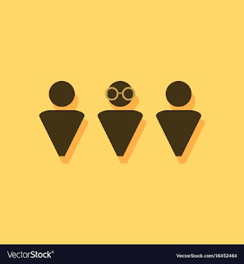 Flat icon design collection doctor and patient in vector image