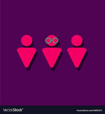Flat icon design collection doctor and patient in vector image