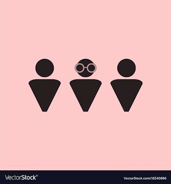 Flat icon design collection doctor and patient vector image