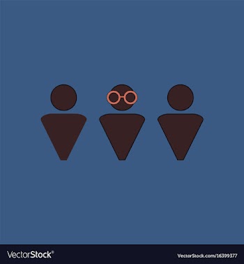 Flat icon design collection doctor and patient vector image