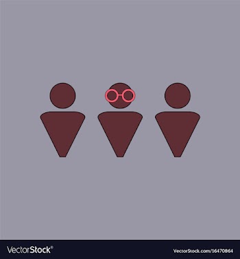 Flat icon design collection doctor and patient vector image