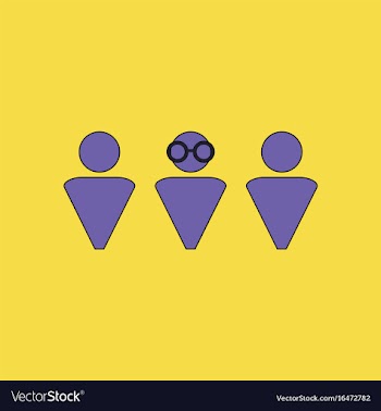 Flat icon design collection doctor and patient vector image