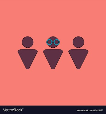 Flat icon design collection doctor and patient vector image