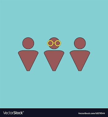 Flat icon design collection doctor and patient vector image