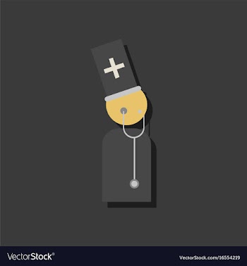 Flat icon design collection doctor with vector image