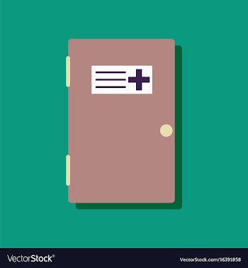 Flat icon design collection doctors door in vector image