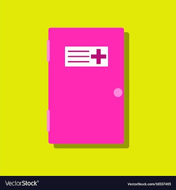 Flat icon design collection doctors door in vector image
