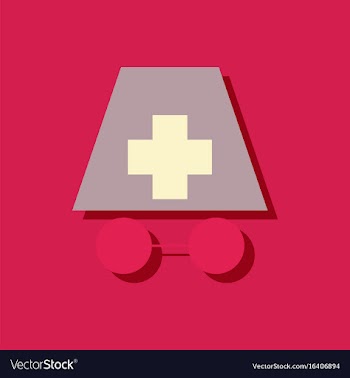 Flat icon design collection doctors face vector image