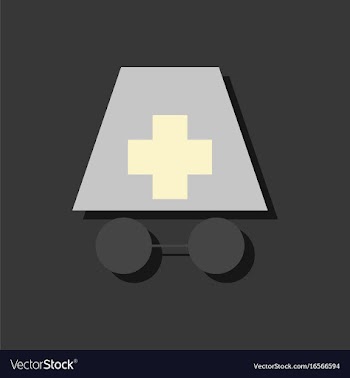 Flat icon design collection doctors face vector image
