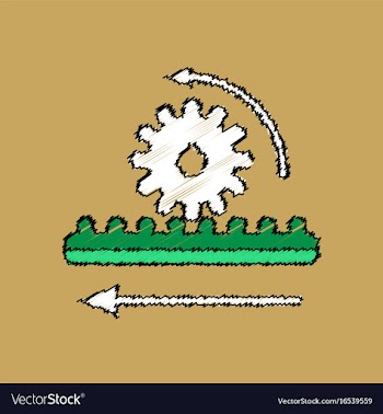 Flat icon design collection during gear in vector image