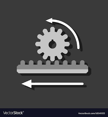 Flat icon design collection during gear in vector image