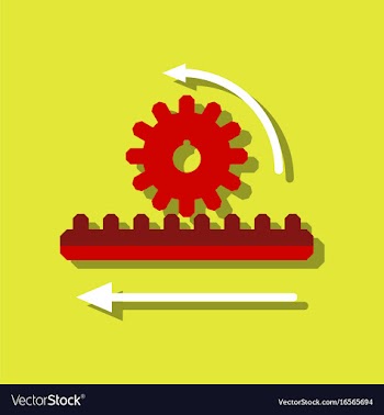 Flat icon design collection during gear in vector image