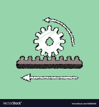 Flat icon design collection during gear in vector image
