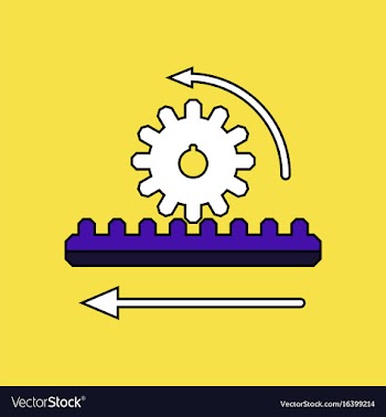 Flat icon design collection during gear vector image