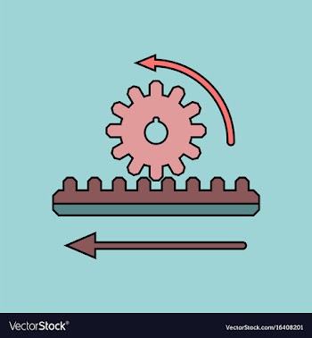 Flat icon design collection during gear vector image