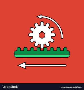 Flat icon design collection during gear vector image