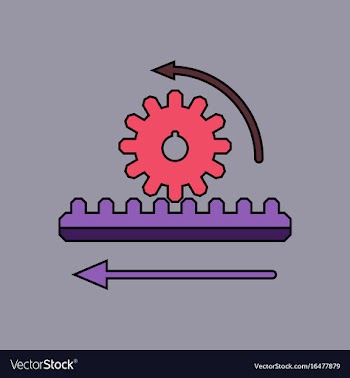 Flat icon design collection during gear vector image